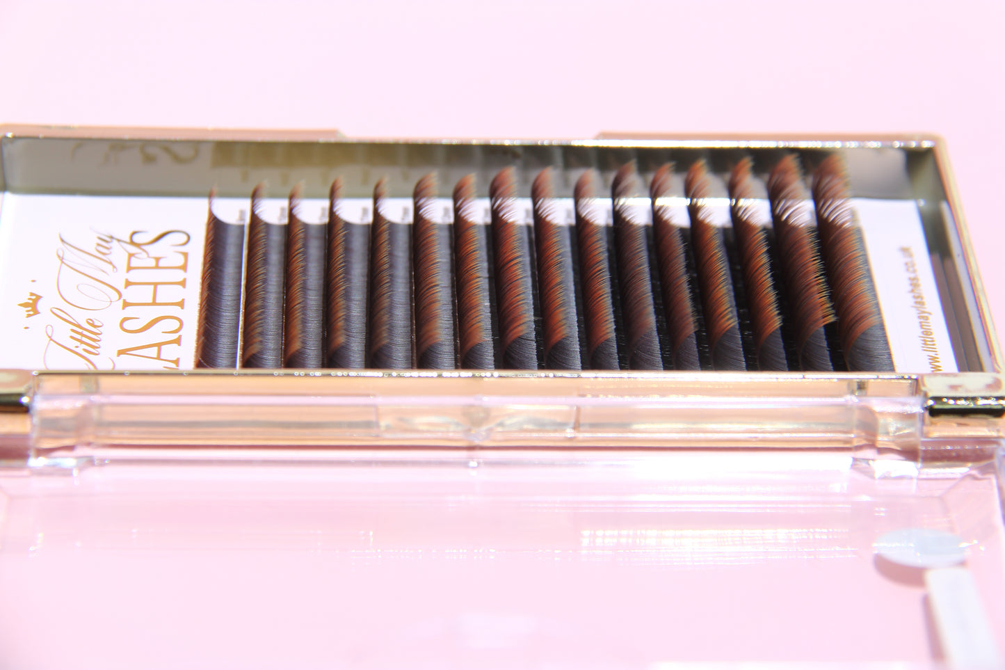 0.20 D CURL BROWN FLAT LASH MIXED TRAYS