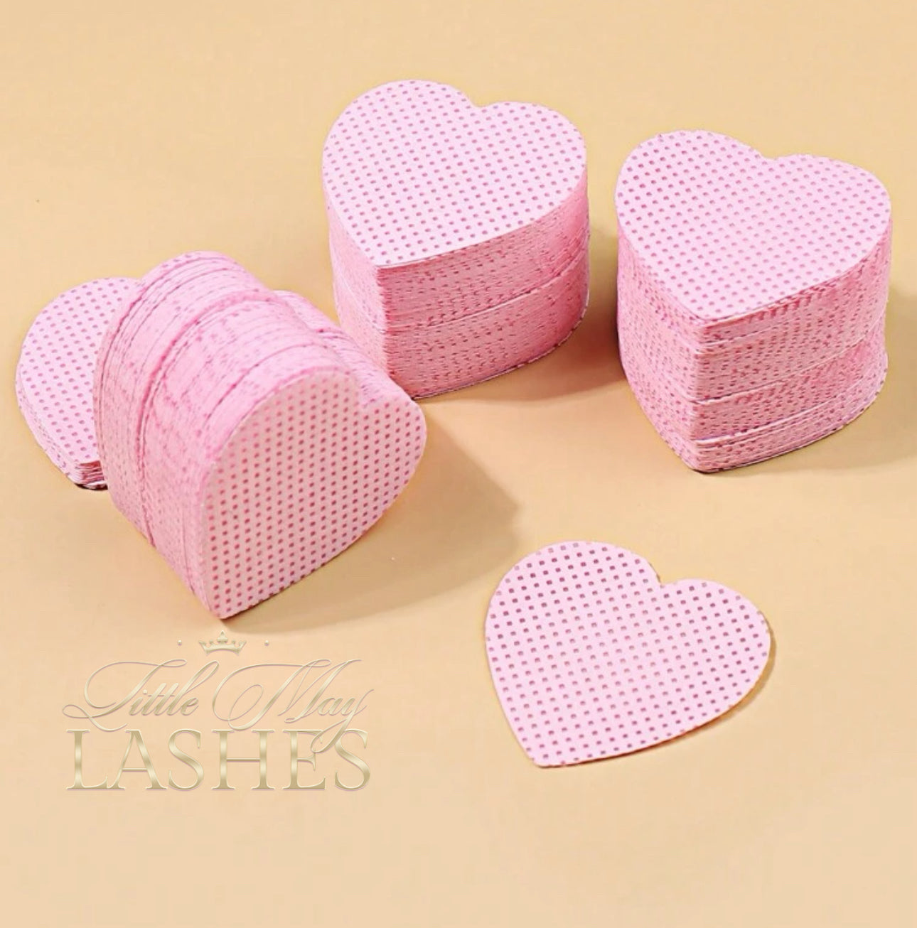 100PC LINT FREE GLUE WIPES PINK