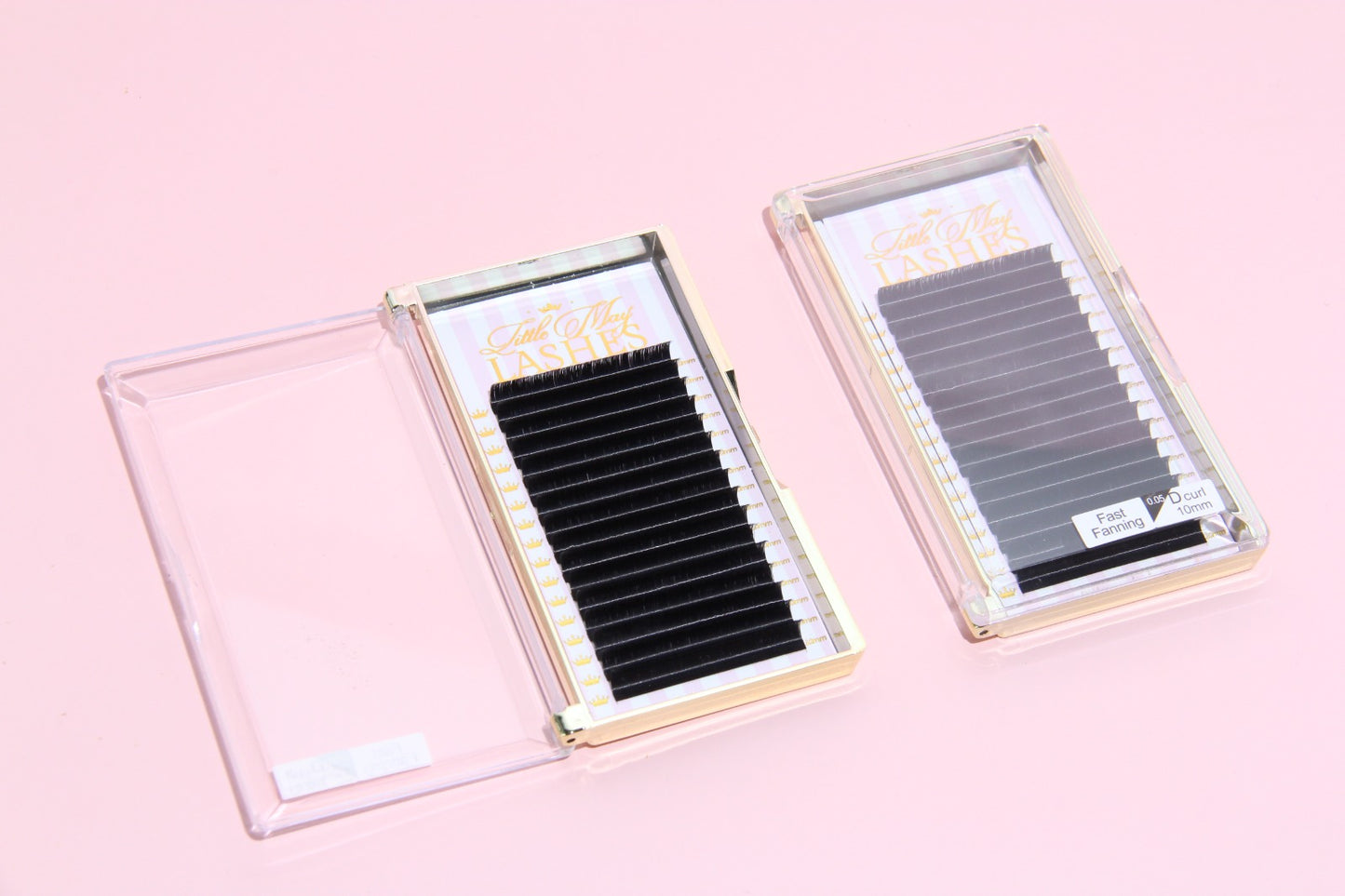 0.05 RUSSIAN VOLUME LASH TRAYS SINGLE LENGTHS (NORMAL FANNING)