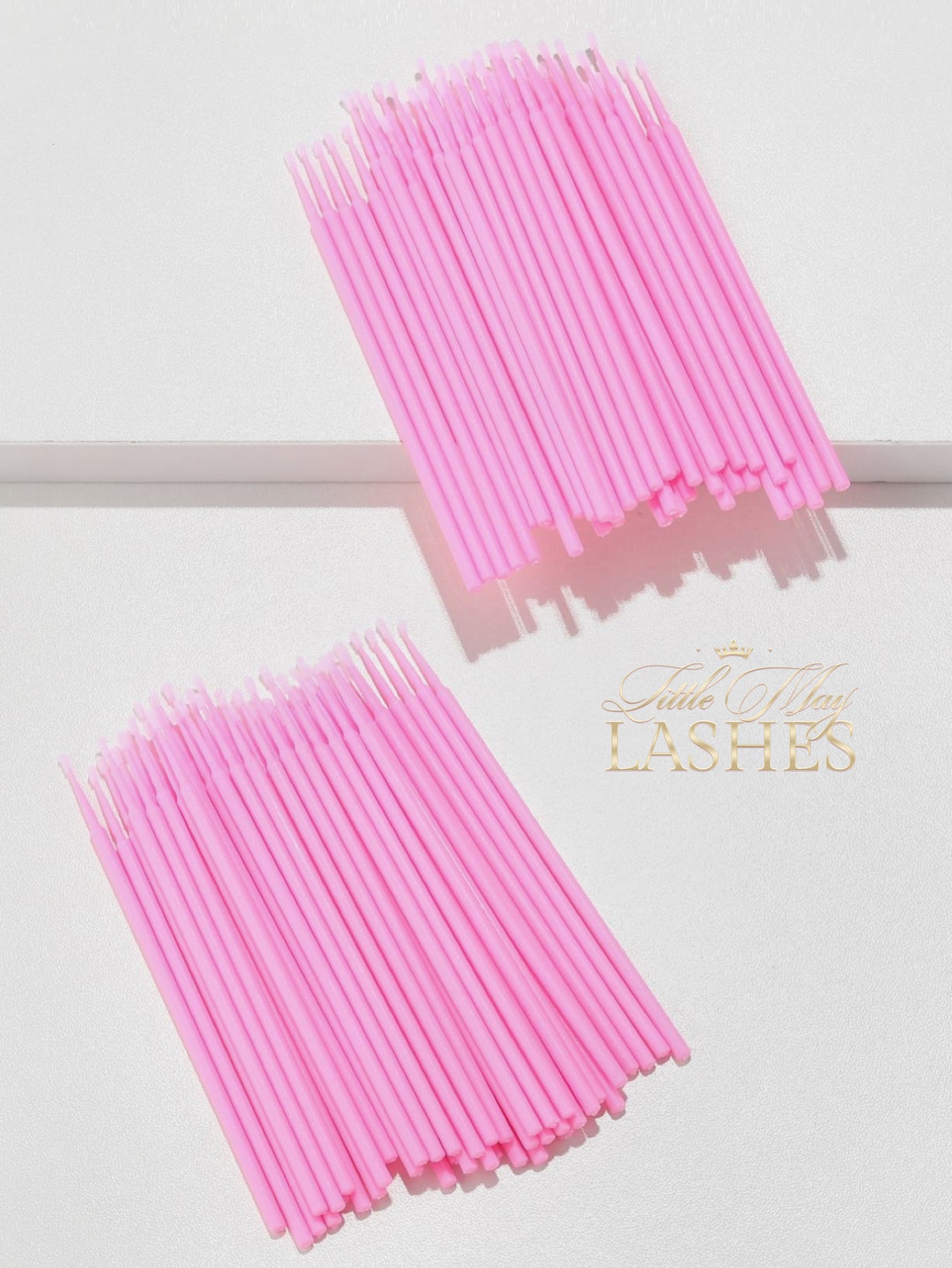 PINK MICROPORE BRUSHES 100PCS