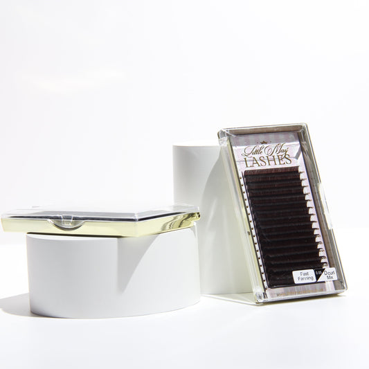 0.05 LUXURY EASY FANNING BROWN SINGLE LENGTH TRAYS